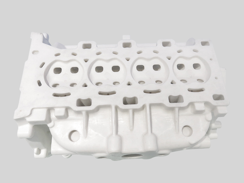 Four-cylinder engine head wax mold